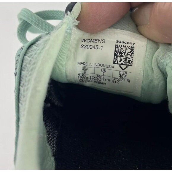 Saucony Versafoam Sway Womens Running Shoes Lightweight Mesh Lt Green SZ 9 - Picture 14 of 16